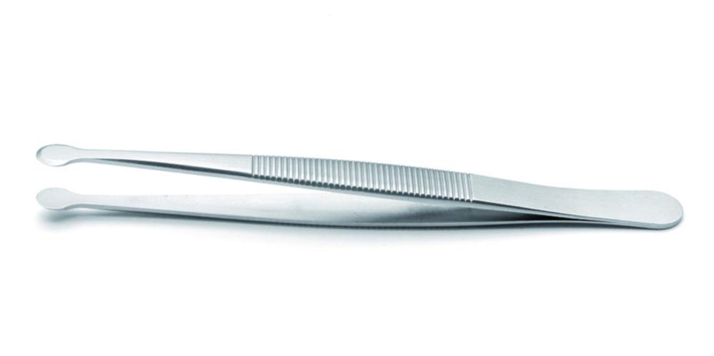 Ideal-tek Membrane Tweezers 115 mm, Type 33A.SA, Flat Round Tip, Anti-Magnetic, Anti-Acid Stainless Steel
