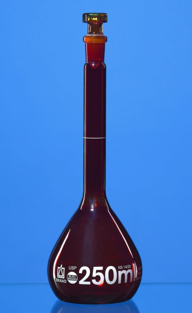 Measuring flask BB cl.A 20ml NS 10/19, glass stopper, boro 3.3 pack of 2