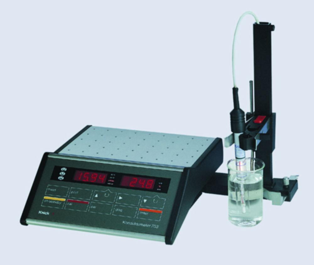 Knick Laboratory Conductivity Meter Model 703 without Accessories, Range 0.0 µS - 9999 mS/cm

