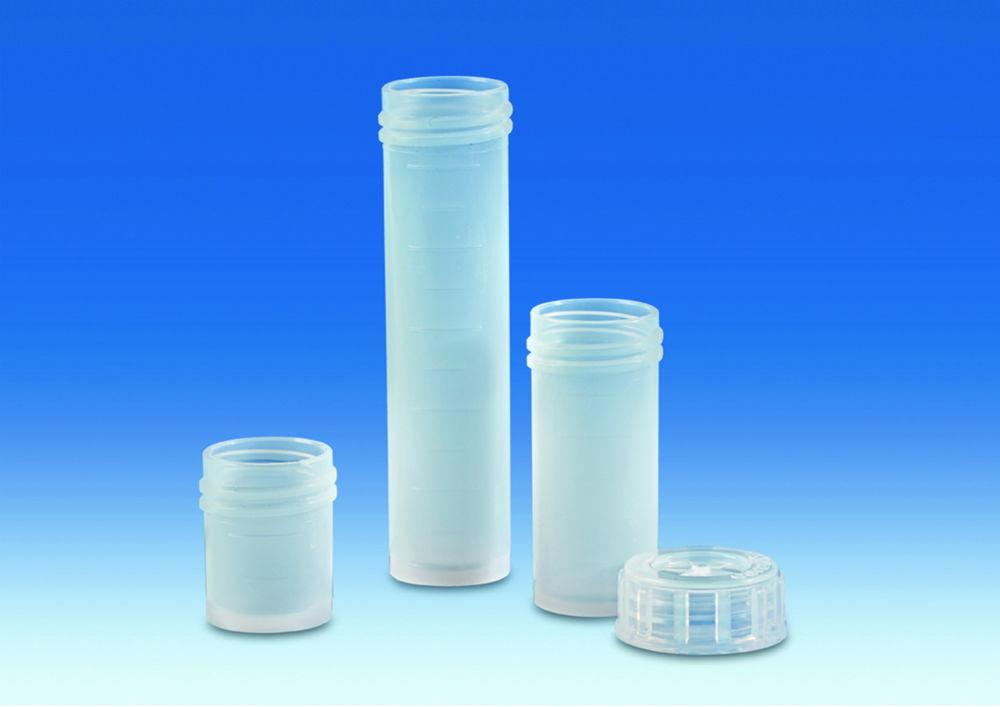 VITLAB Sample Vessel PFA 15 ml Plane Conical with Convex Graduation

