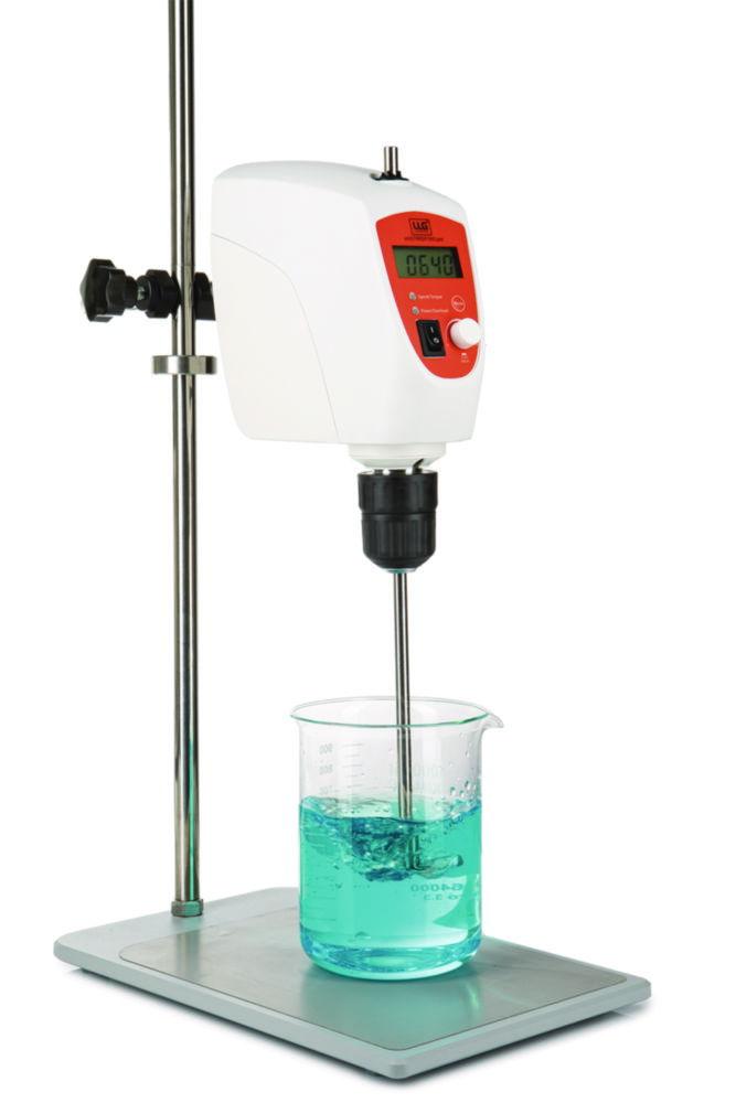 LLG-uniSTIRRER OH2 pro Overhead stirrer with stand and 4-blade stirrer, with EU-plug