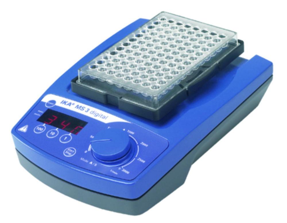 IKA Small-Sized Shaker MS 3 Digital with EU/CH/UK/USA Plug