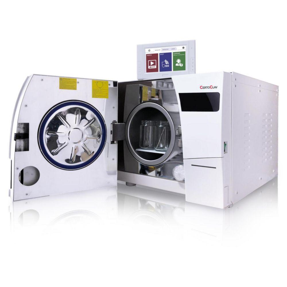 CertoClav Vac Pro 22-Liter 610x500x430mm Horizontal Table Autoclave