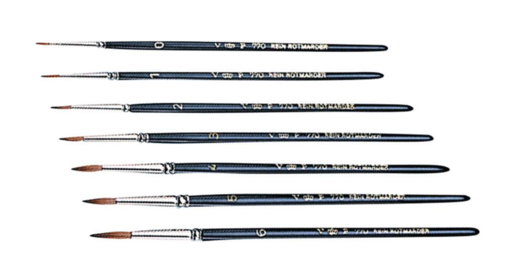 Pinselmanufaktur Red Marten-Hair Brush Size 2 – 11 mm Bristles
