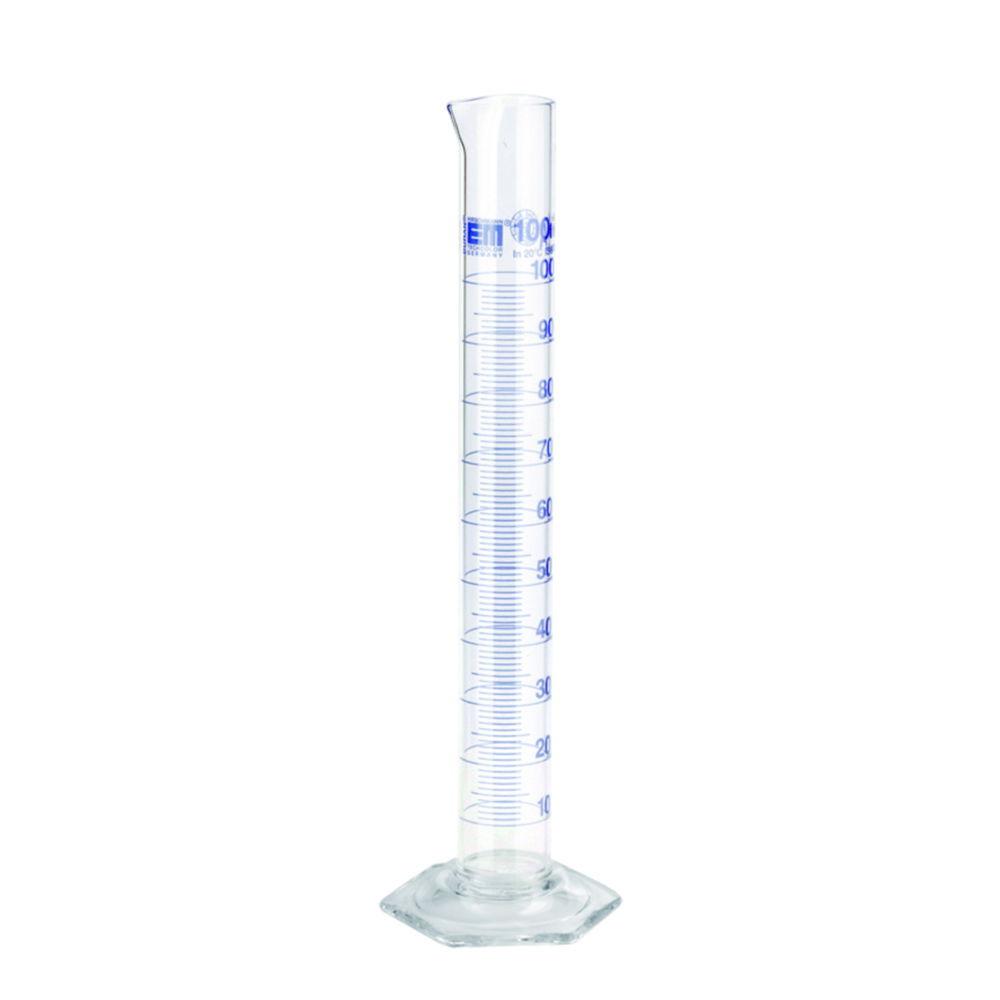 Hirschmann Laborgeräte DURAN Tall Form Measuring Cylinder, Class A, 25 mL