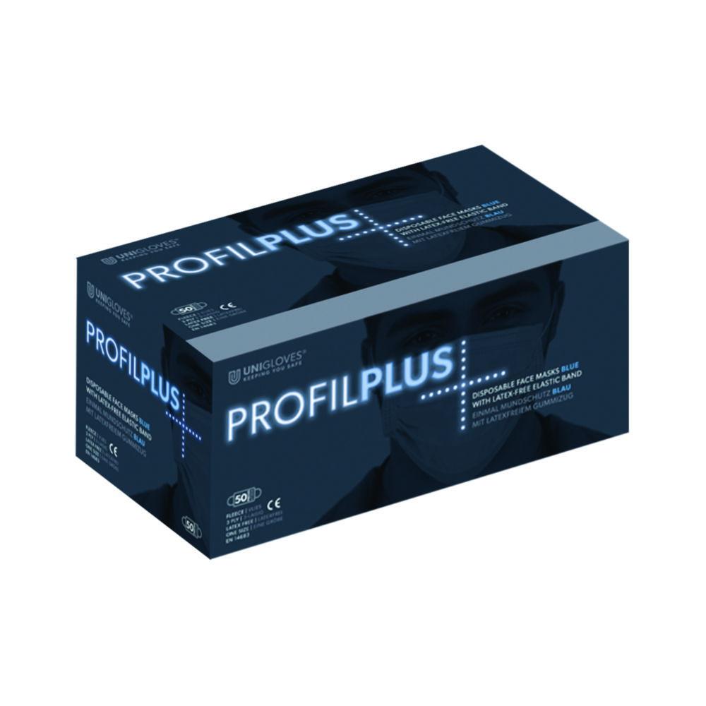 Unigloves OP-Mouthguard Profile Plus Blue Fleece, Ear Loop Round, Pack of 50