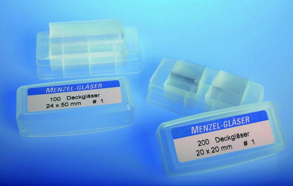 Epredia Cover Glasses 24x32 mm, Pure White, Thickness 0.13-0.16 mm (Pack of 100)