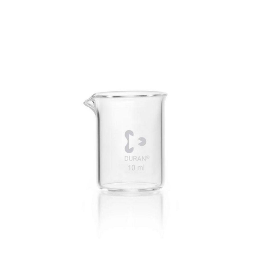 DWK Duran Low Form Beaker with Spout, 10 mL