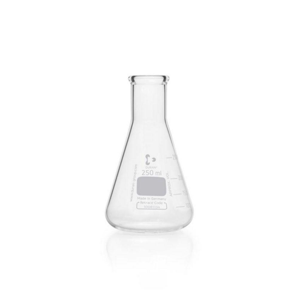 DWK Duran 250 mL Super Duty Narrow Neck Erlenmeyer Flask