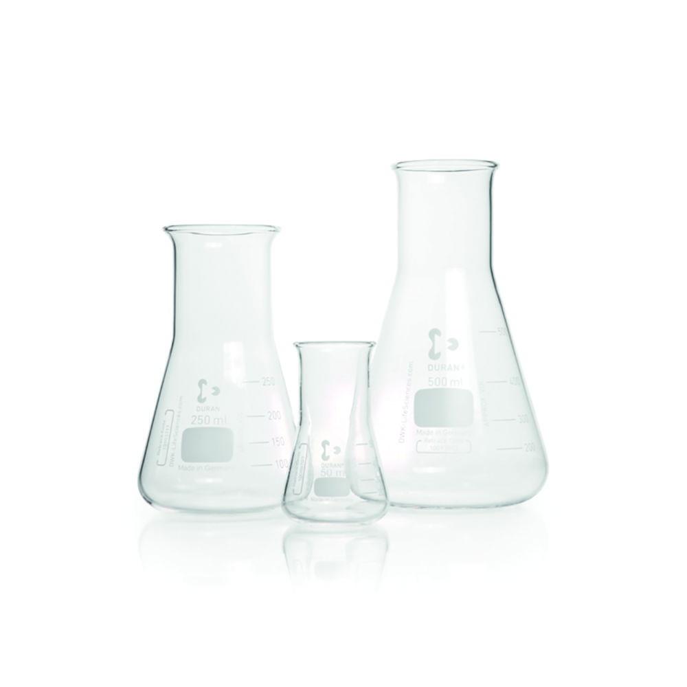 DWK Duran 50 mL Wide Neck Erlenmeyer Flask