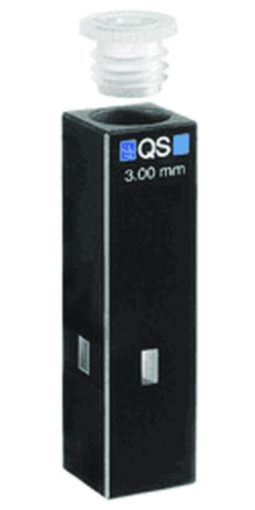 Hellma Ultra-micro cuvette 10 x 2 mm 8.5 mm CH, quartz glass SUPRASIL with PE-stopper 011.103