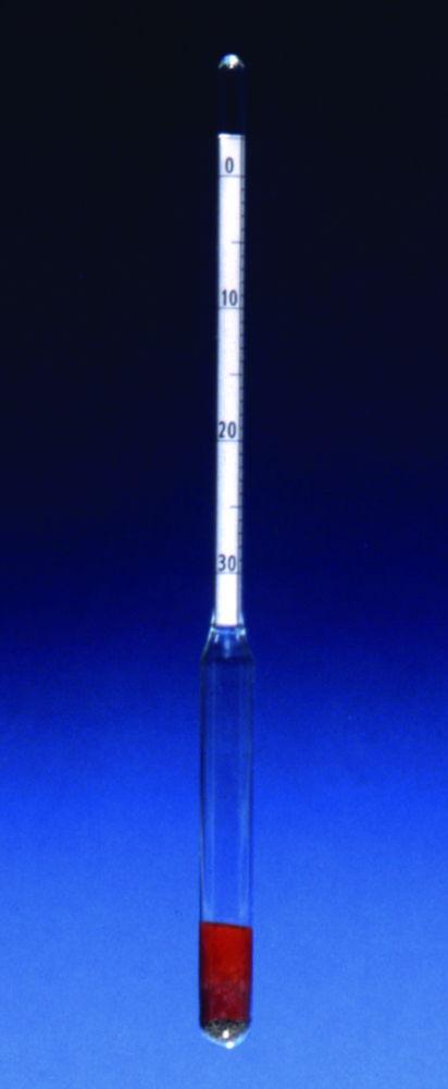 GECO Hydrometer ACCTO Baumé 0-10 BE, 10 BE, 220 mm (Without Thermo Scientificmeter)