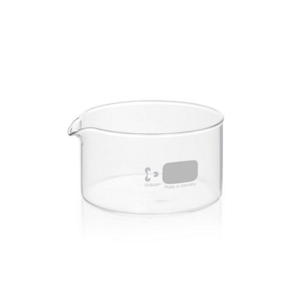 DWK Duran 500 mL Crystallizing Dish with Spout, Diameter 115 mm, Height 65 mm