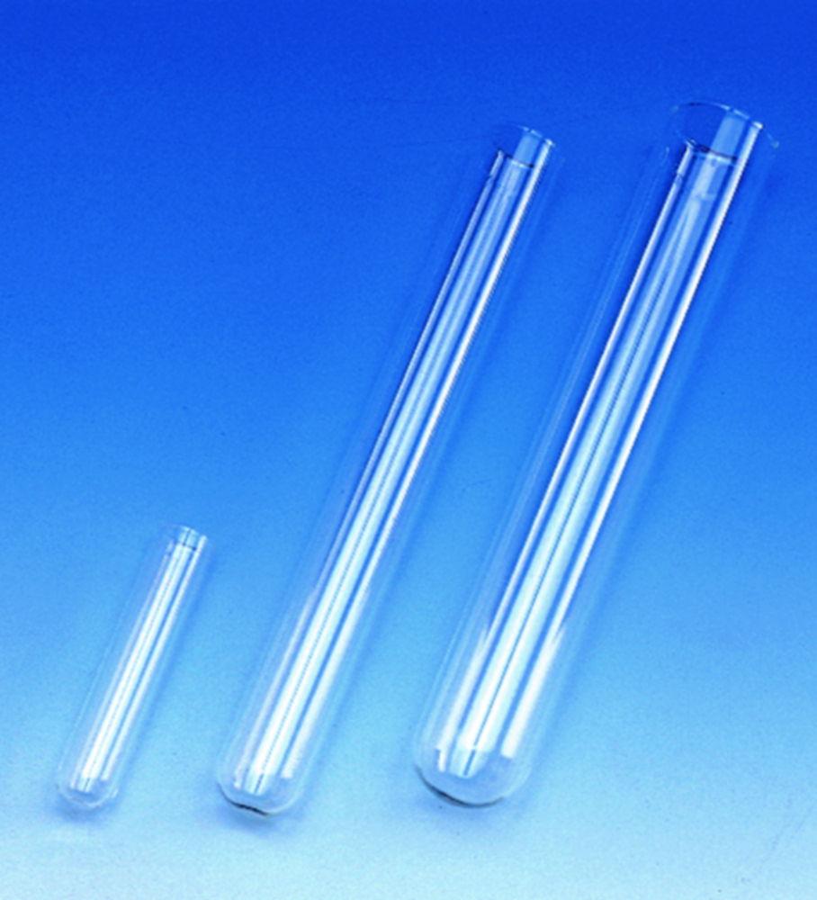 LLG Test Tubes 100 x 10 mm Soda Glass with Beaded Rim