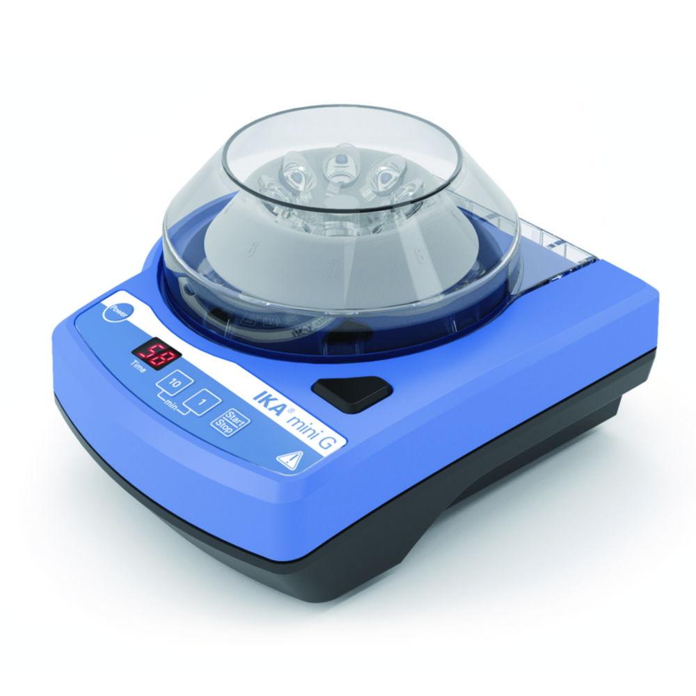 IKA Mini Centrifuge Mini G, 6000 RPM, 1-99 min, including UK and CH Plug