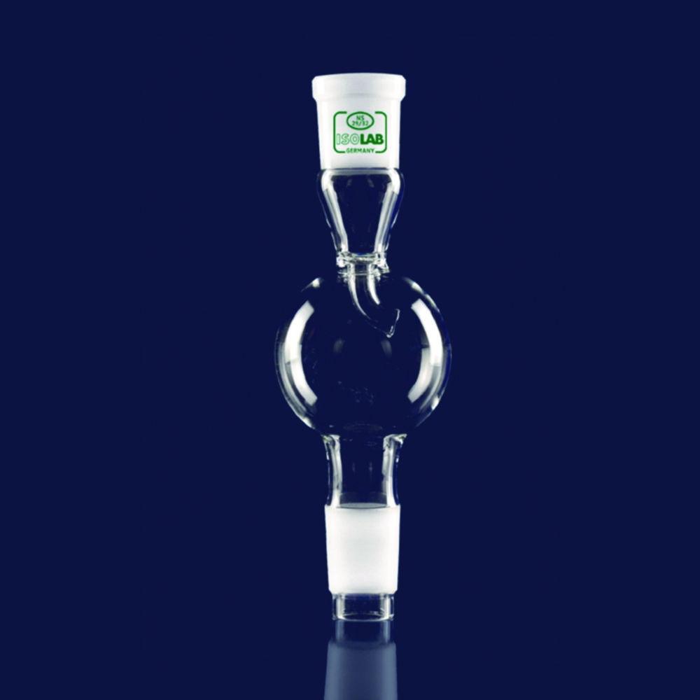 ISOLAB Drop Catcher, Straight Socket NS 29/32, Cone NS 29/32, Boro 3.3