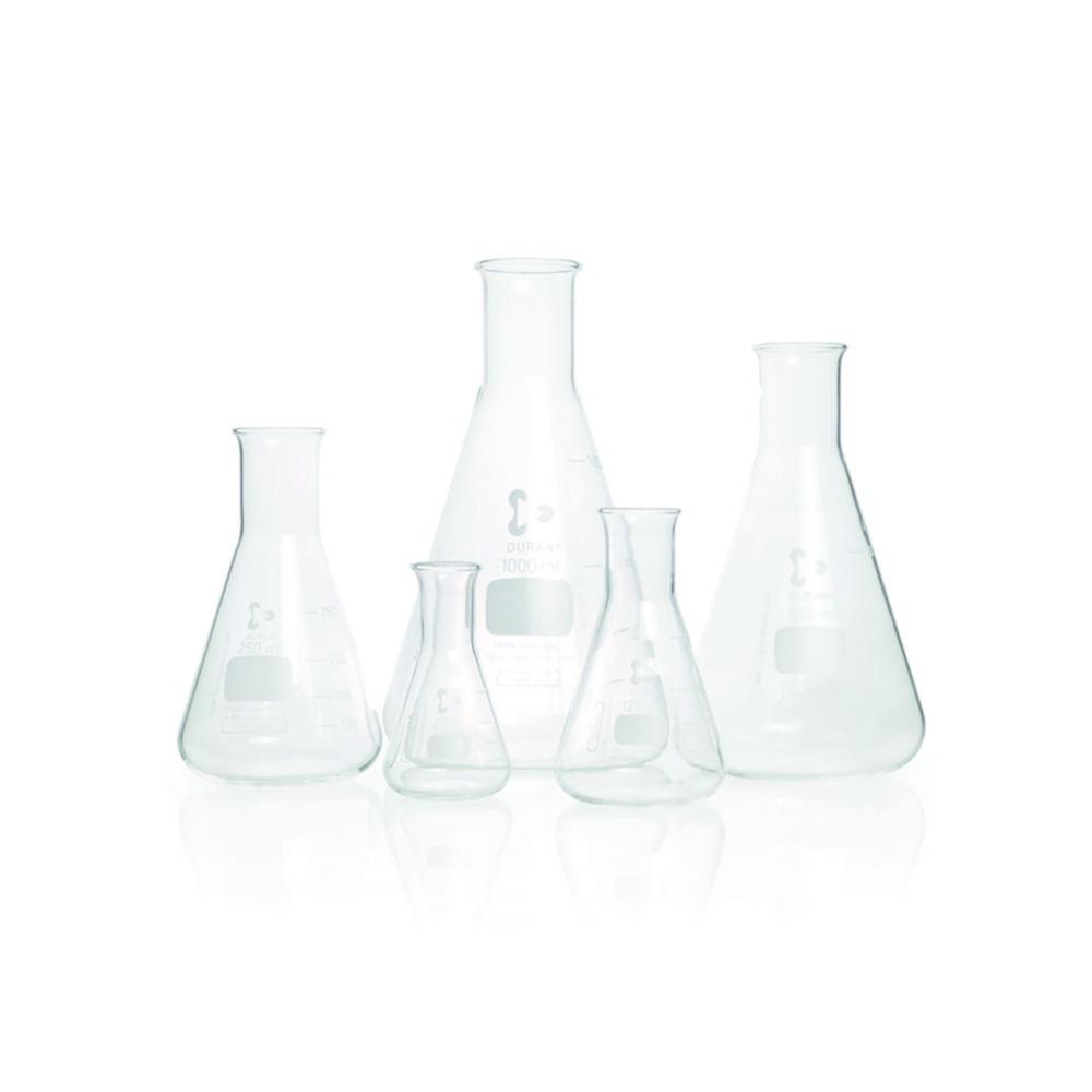 DWK Duran 3000 mL Narrow Neck Erlenmeyer Flask