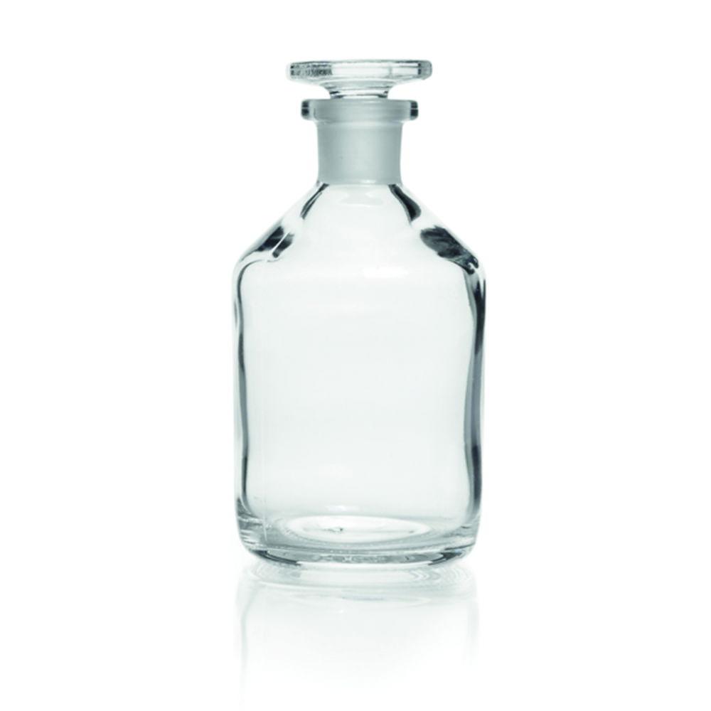 DWK Duran 100 mL Narrow Neck Reagent Bottle with Glass Stopper
