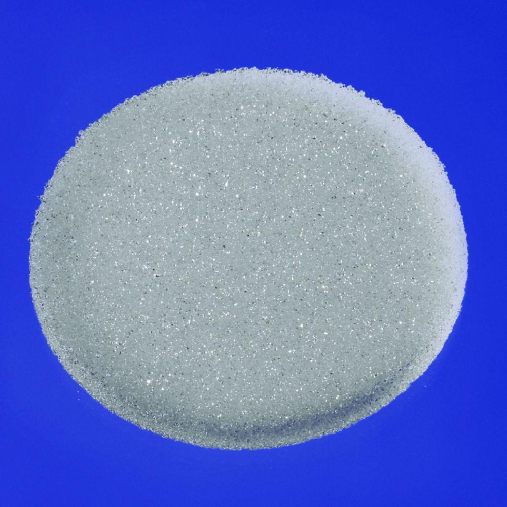 Quartz Glass Filter Plate, biplan 60 mm, porosity 1, thickness 5,0 mm +/- 0,2 mm