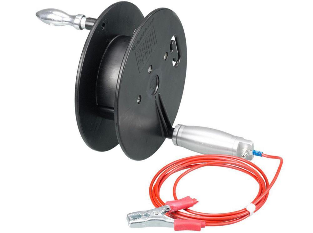 Bürkle Manual Cable Reel Ex, Black With Earthing Cable, Without Cord