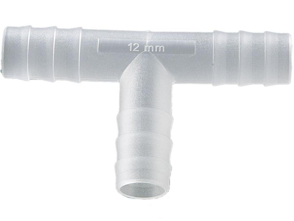 Bürkle T-Tube Connector, PVDF, Ø 11-13 mm Cylindrical, Pack of 10