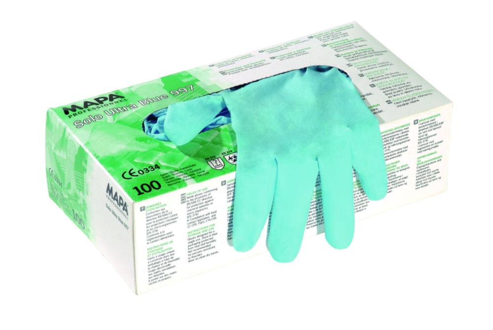 Disposable Gloves Solo 997 blue, size 6, Nitril, pack of 100