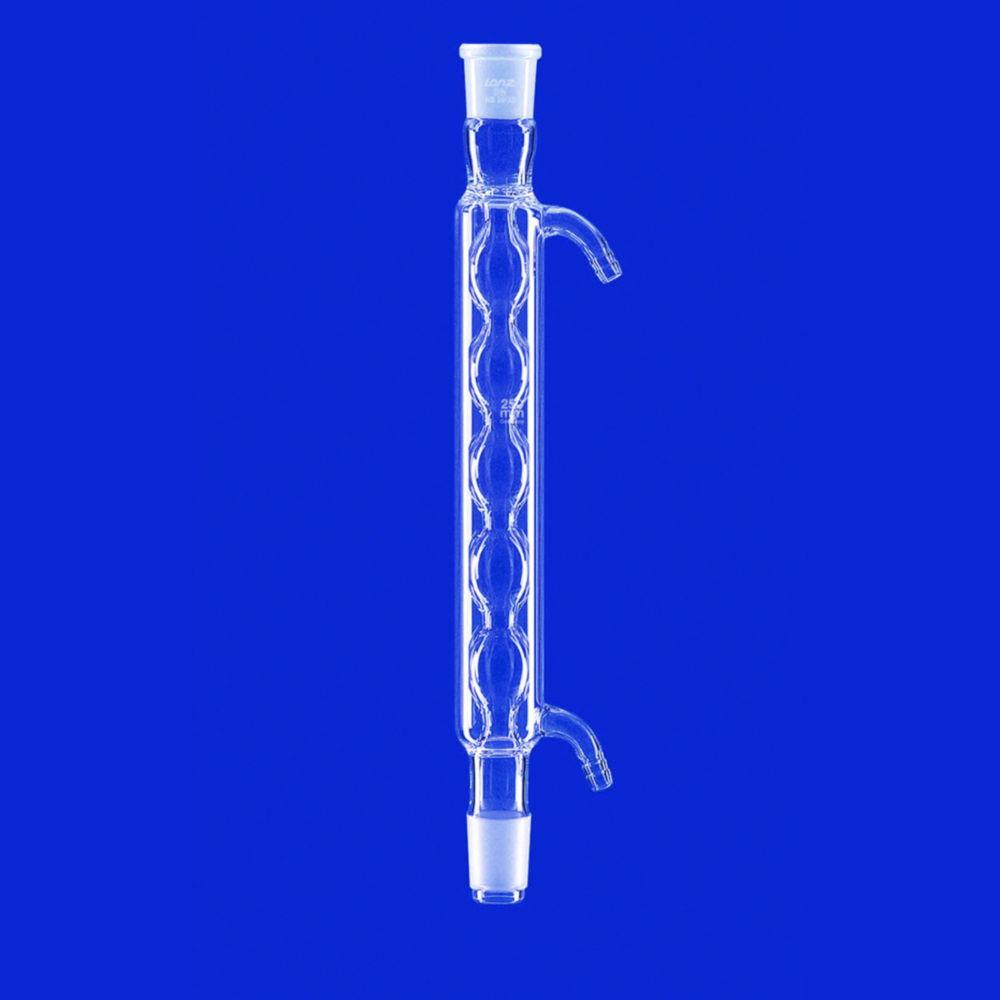 Lenz-Laborglas Allihn Condenser 160 mm, NS 24/29 Water Connection Olive

