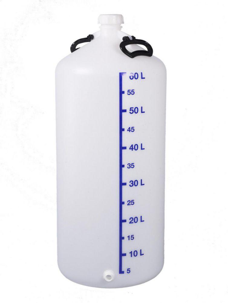 Bürkle Storage Bottle 60 Liters HDPE, with Threaded Ends