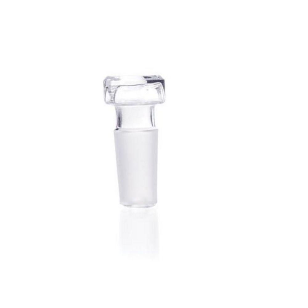 DWK Duran Hexagonal Stopper NS 14/23, Flat, Diamond Ground​
