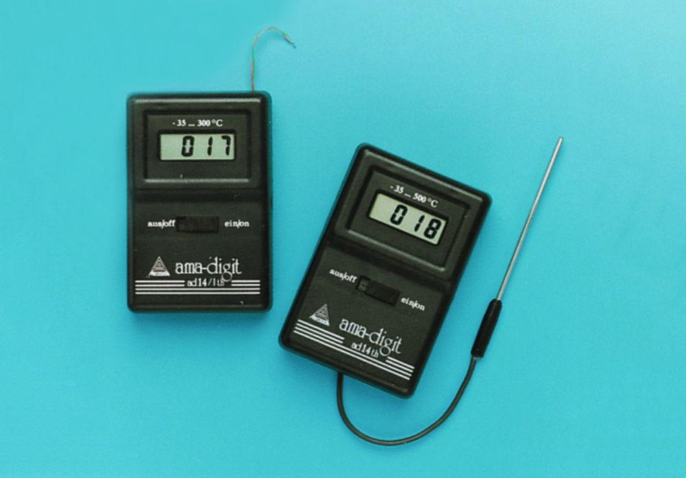 Amarell Digital Thermometer -35° - +500° C: 1°C, with St. Steel Sensor and Battery