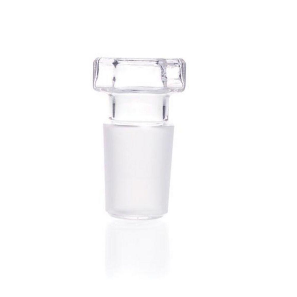 DWK Duran Hexagonal Stopper NS 24/29, Flat, Diamond Ground​
