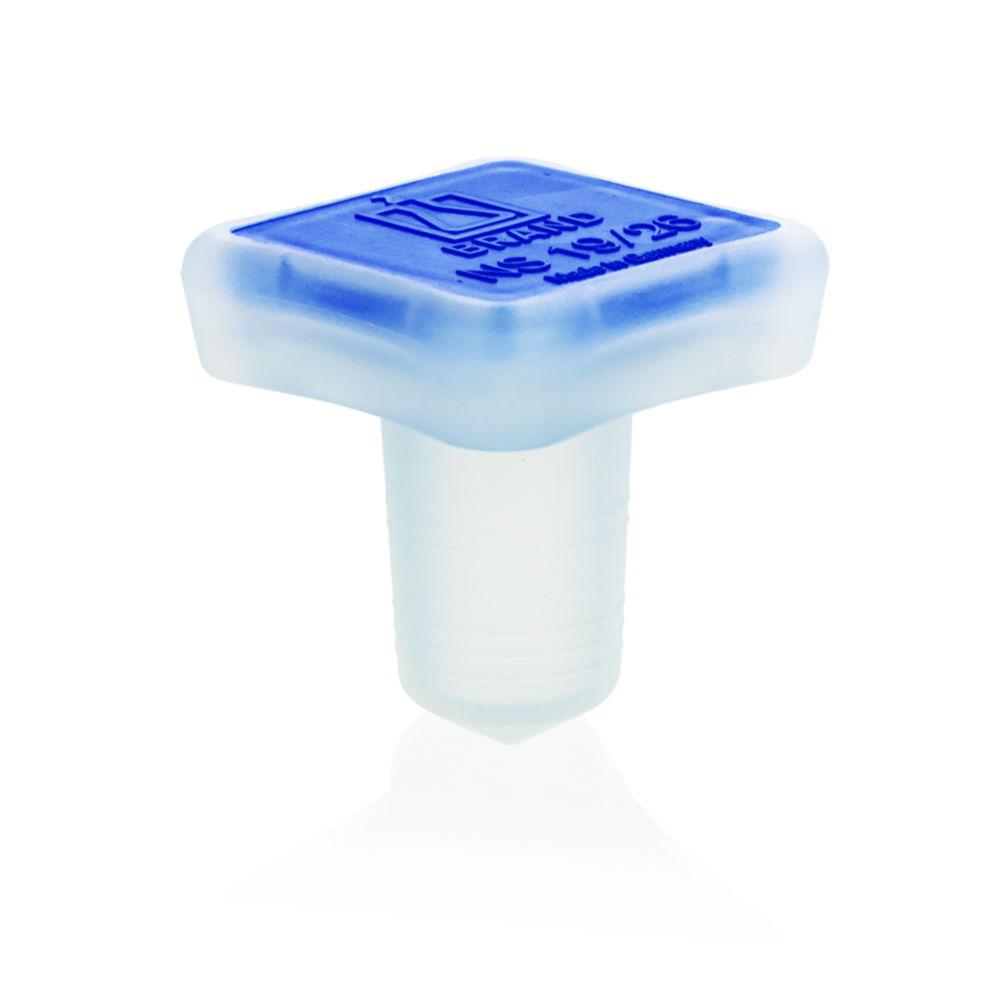 BRAND Cone-Cut Stoppers NS 29/32 Square Internal Concave, PP with Seal Rings, Pack of 10

