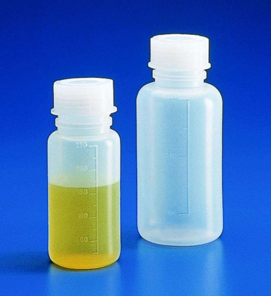 Kartell Wide Mouth Bottle 100 mL PE Graduated with Closure GL 32