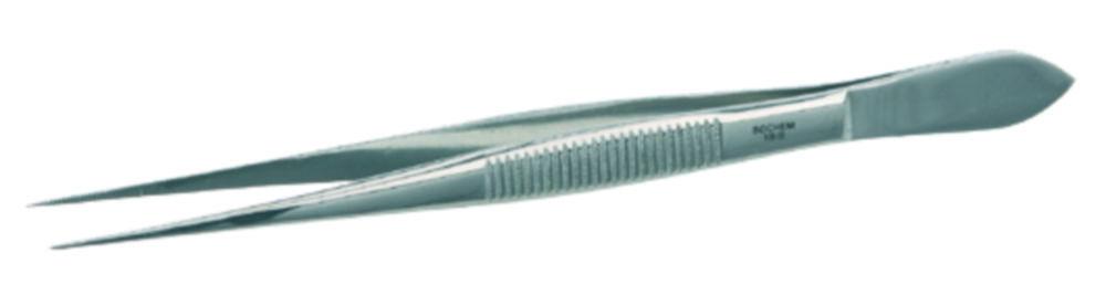 Bochem Instrumente Forceps, 105 mm, 18/10 Stainless Steel, Sharp/Straight, Without Guide Pin