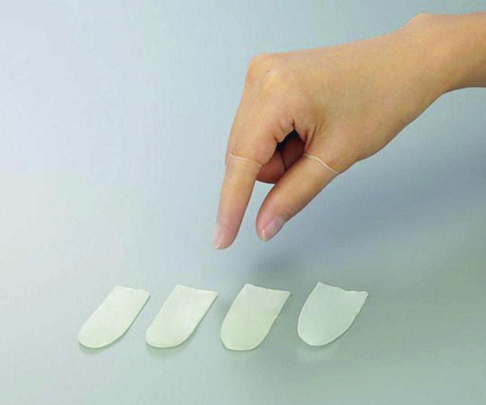 As One ASPURE Finger Cots, Nitrile, Size M, Edge Cut, Pack of 1000
