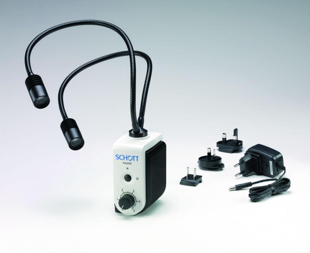 Schott EasyLED Spotlight Plus Illumination System including Power Supply 100–240 V, 1 Lighthead, Max. 130 lm

