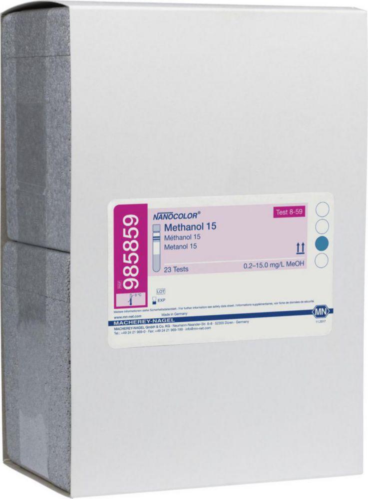Macherey-Nagel Nanocolor Methanol 15 Tube Test with Barcode, Pack of 23 Tests

