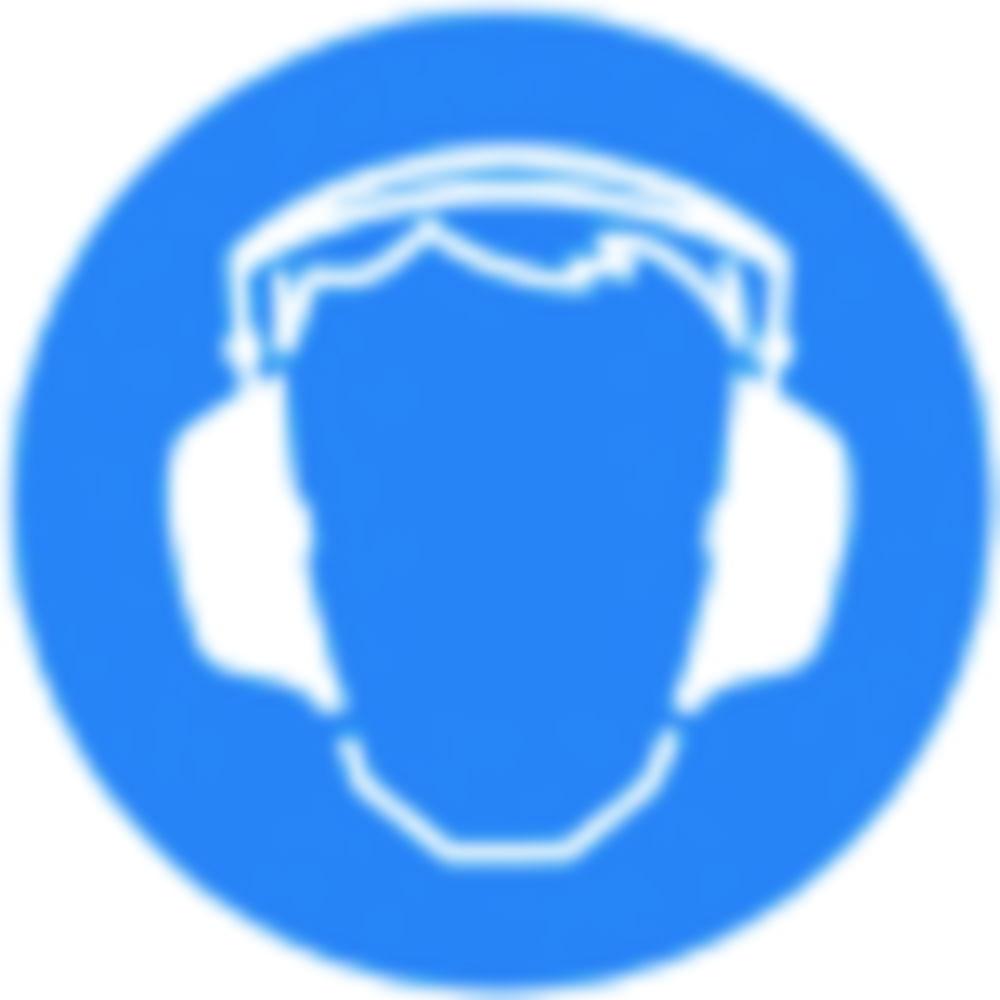 Gebra Secubox Mini, 23.6x12.0x12.0cm, Blue – Ear Protection Storage