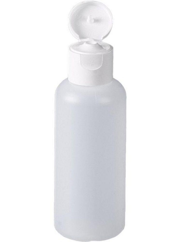 Bürkle Round Bottle 100ml, HDPE w. Snap Lid