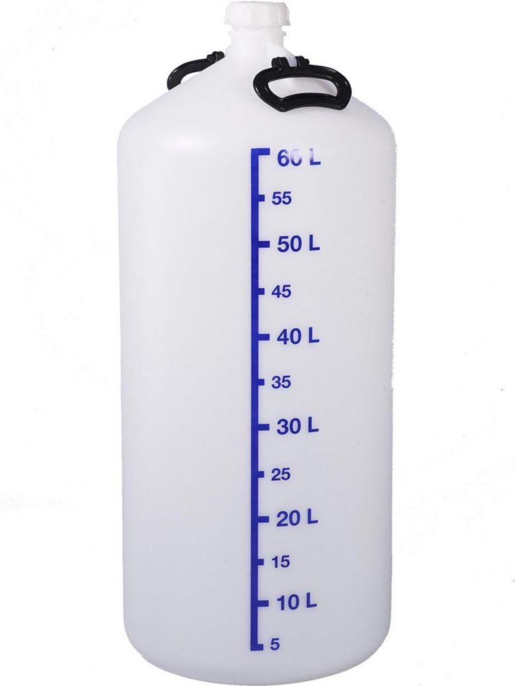 Bürkle Storage Bottle 60 Litres HDPE, without Thread Adapter