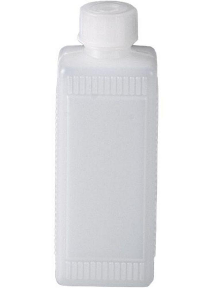 Bürkle Narrow Neck-Square Bottle 100 ml HDPE, Rectangular Plan with Lid