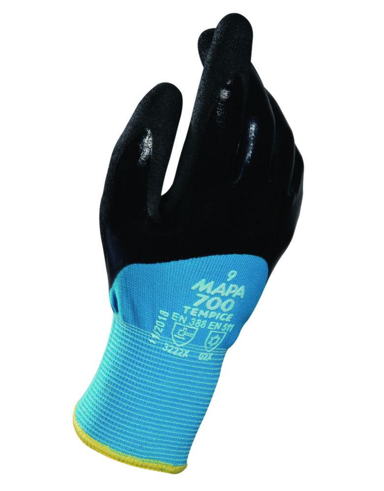 MAPA Temp-Ice 700 Gloves, Size 9, Nitrile, Per Pair