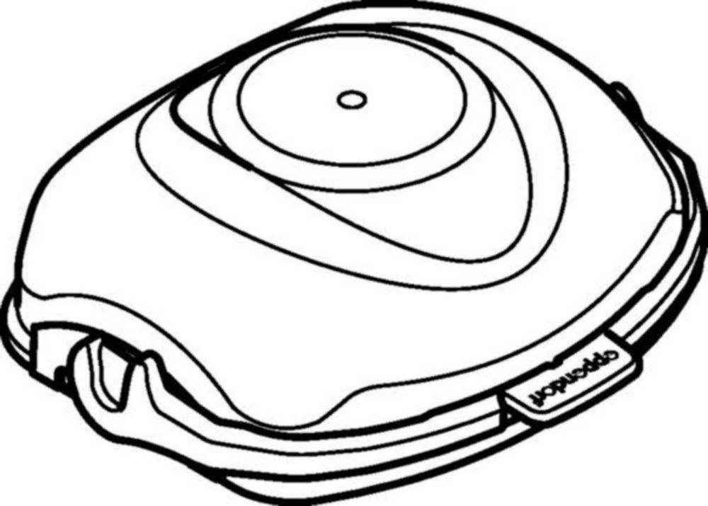 Aerosol-tight caps for rotor S-4xUniversal-Large pack of 2 pieces