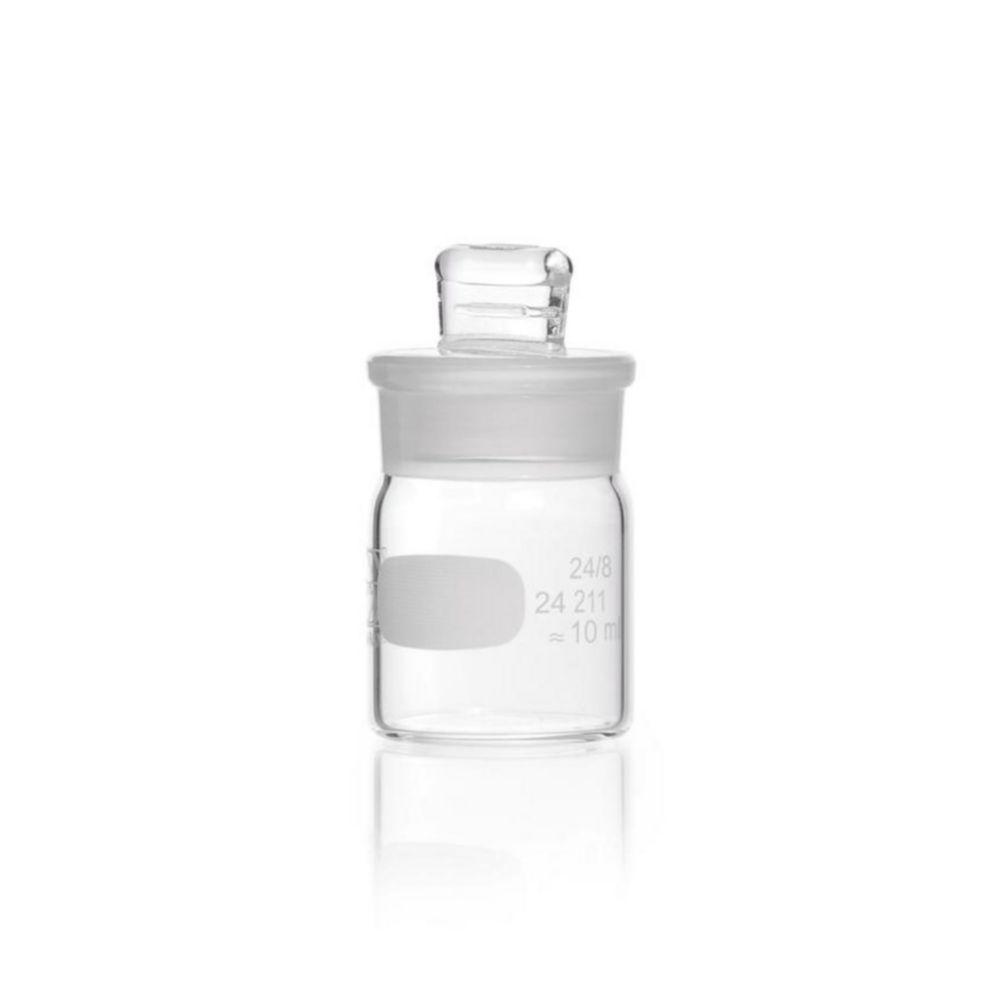 DWK Duran Weighing Bottle with Grip Stopper, Tall Shape, 28 x 40 mm, 10 mL

