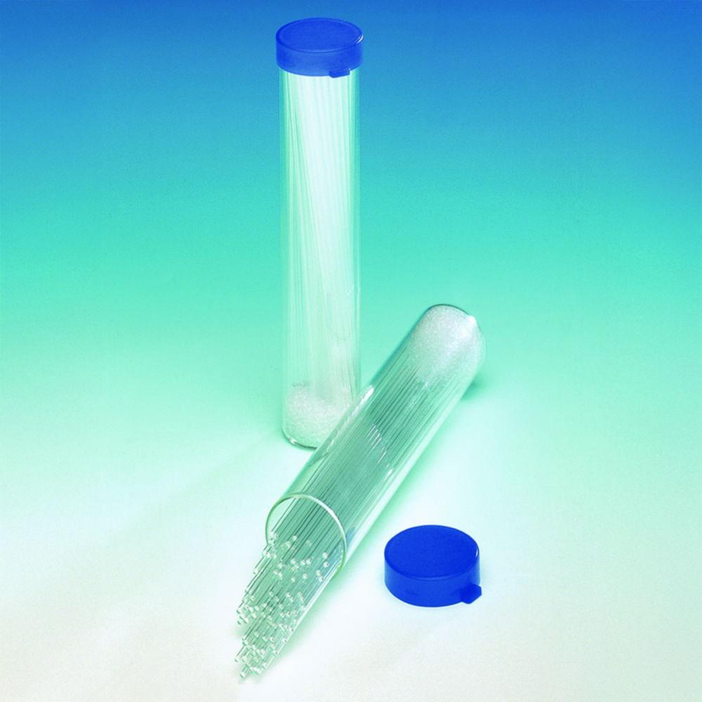 Hirschmann Laborgeräte Melting Point Capillaries – One End Sealed, 80 mm x 0.8 mm (Pack of 100)