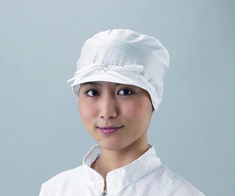 As One ASPURE Clean Room Cap SCW, White, Universal Size

