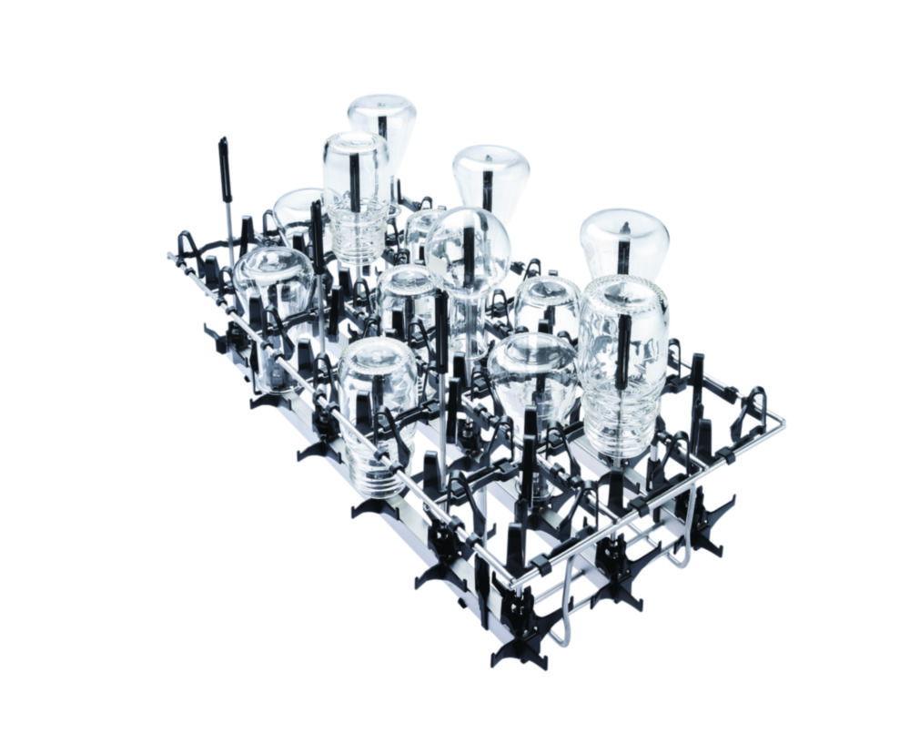 Module 3x6, A 301/5 for holding laboratory glass, with 9 nozzles A 842 and 9 nozzles A 843