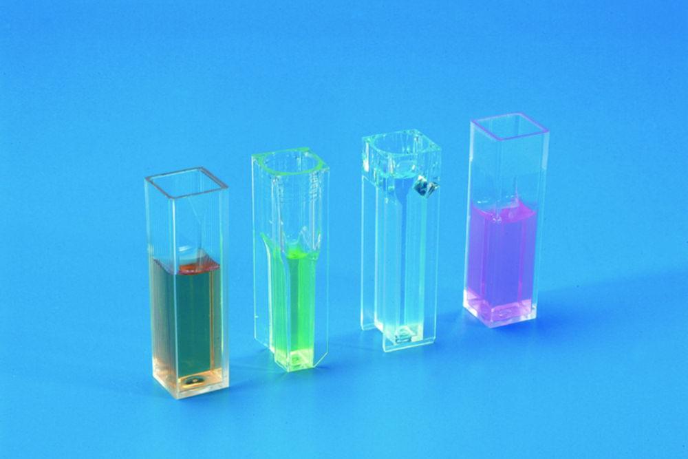 Kartell Semi-Micro Cuvette 1.5 mL PS Low Form Pack of 100
