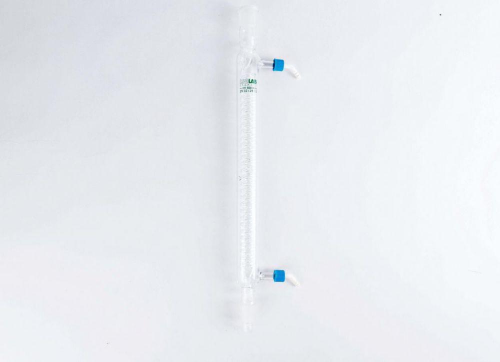 ISOLAB Condenser Coiled 400 mm NS 29/32 with PP Side Arm Boro 3.3