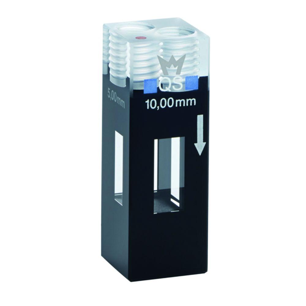 Hellma 3-in-1 Compact Flow-Through Cuvette 176.761-QS, 140µl, thickness: 2.5 mm and 5 mm, CH=15mm